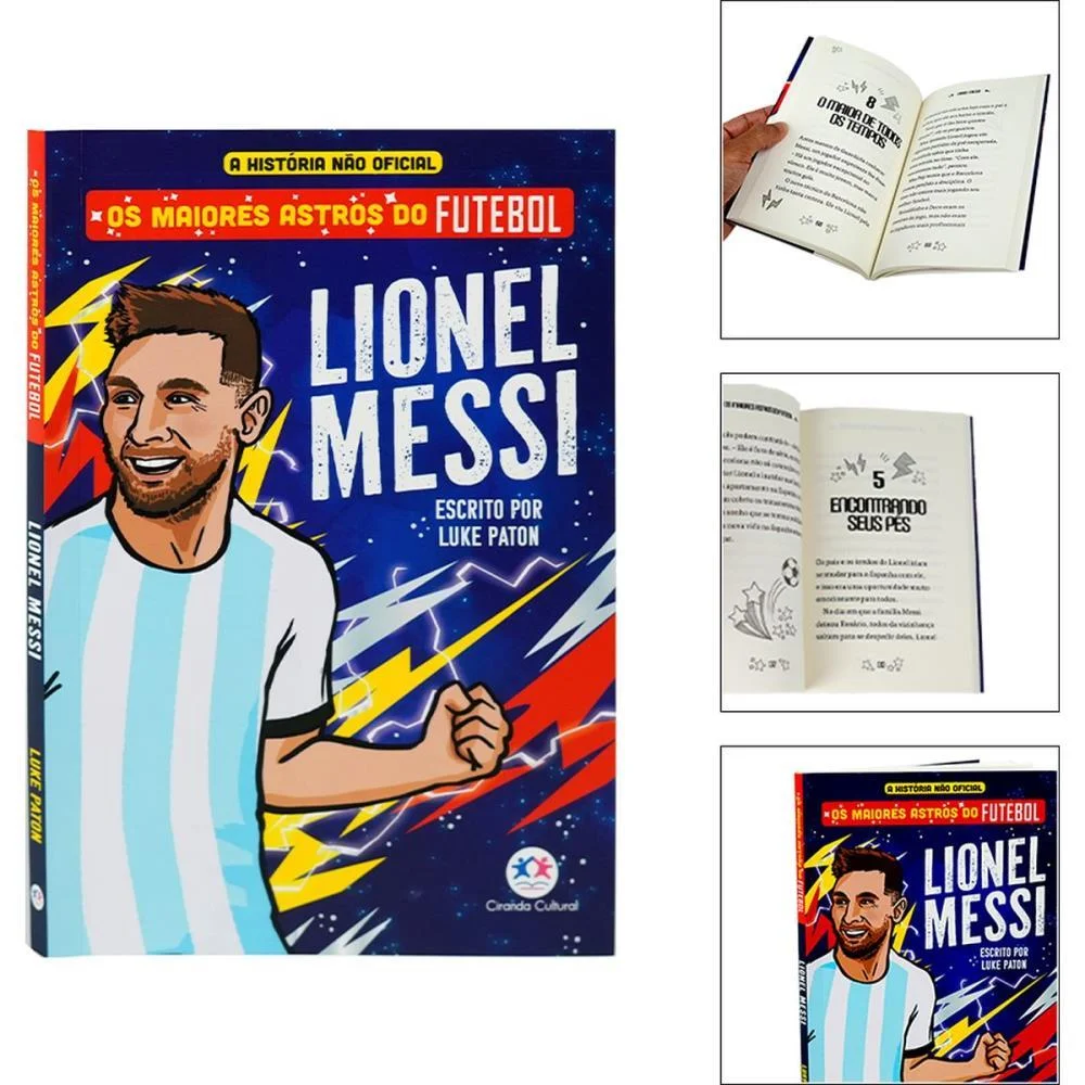 Copa Do Mundo Livro Astros Lionel Messi Magic Kids