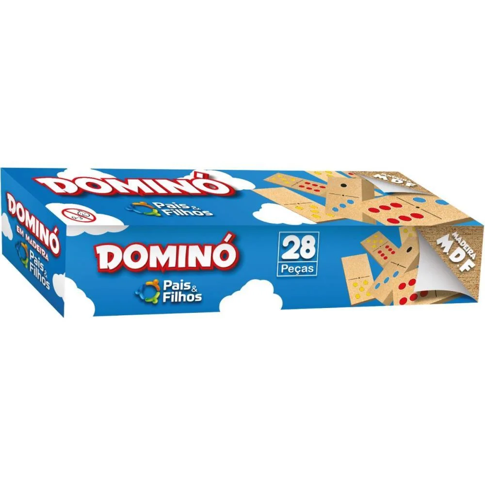 Domino Pingos Coloridos Em Madeira Pais E Filhos