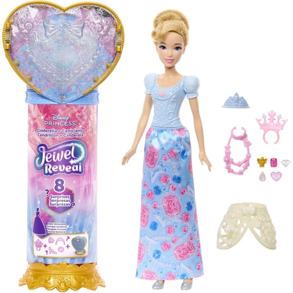 Boneca Disney Princesa Reveal Cinderela Mattel