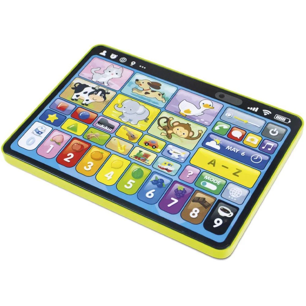 Brinquedo Educativo Tablet 3 Idiomas 150 Funcoes Maral