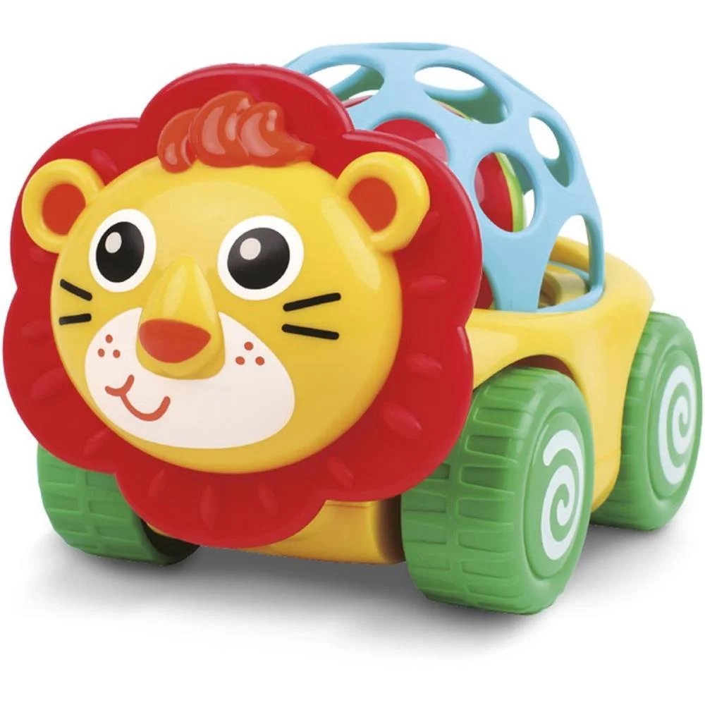 Brinquedo Para Bebe Baby Lion Pull Back Maral