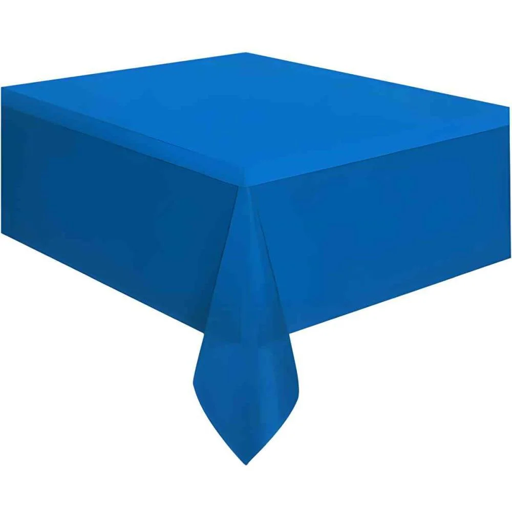 Toalha Plastica 78X78Cm Azul Escuro Xingo Embalagens (Pct.c/10)