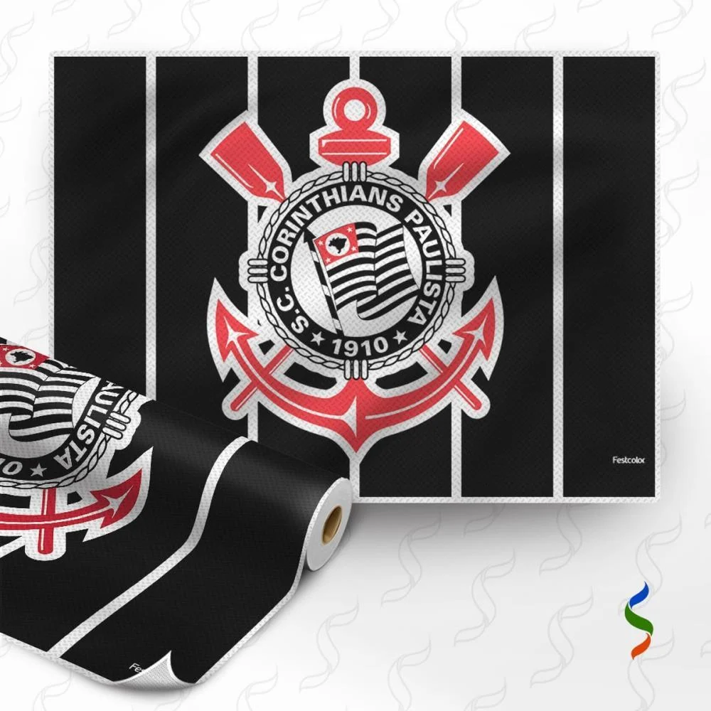 Tnt Estampado 1,40M 40G Corinthians 24 Paineis 1,40Mx1 Supper (Rl-25Mts)