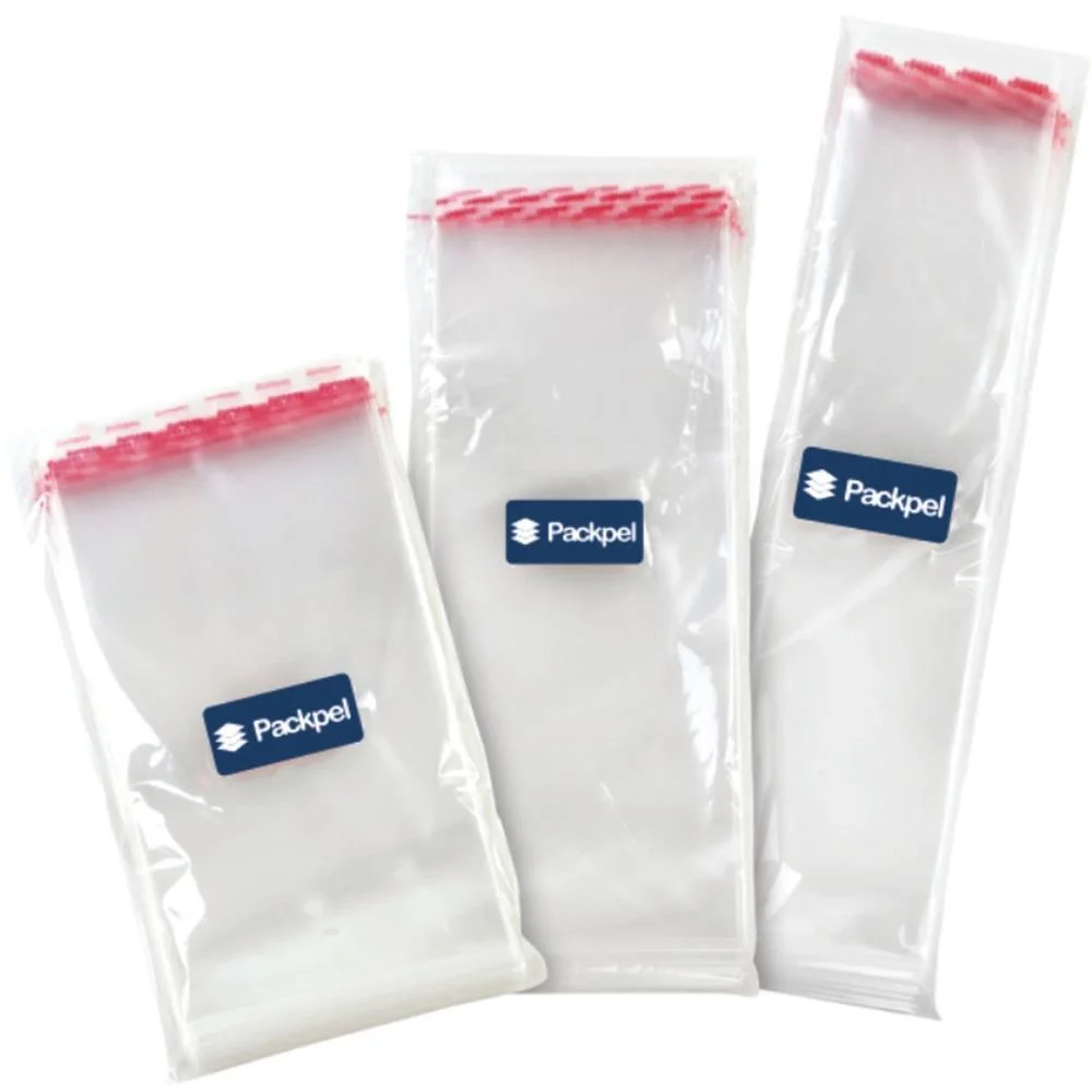Saco Adesivado Transparente 25X35Cm+3Cm Aba Packpel (Pct.c/50)