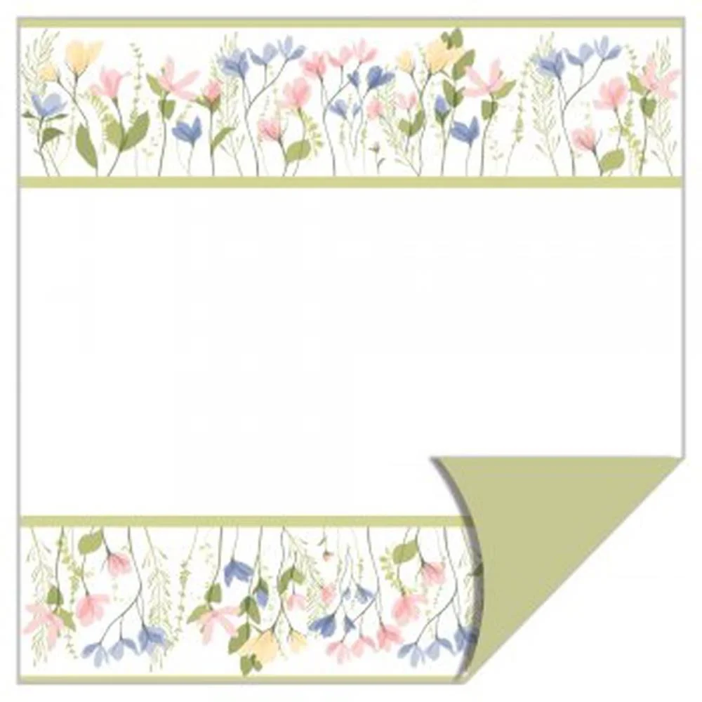 Poli Dupla Face 58X58Cm Jardim Perolizado Xingo Embalagens (Pct.c/25)
