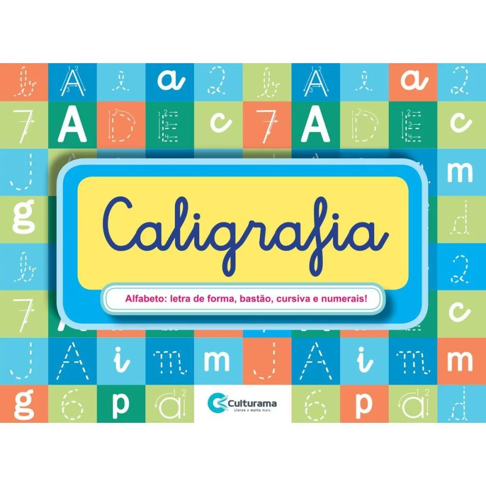 Livro Caligrafia Caligrafia Completo 48Pg 27X20 Culturama