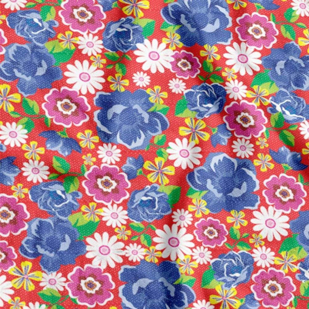 Tnt Estampado 1,40M 40G Chita Vermelho Supper (Rl-25Mts)