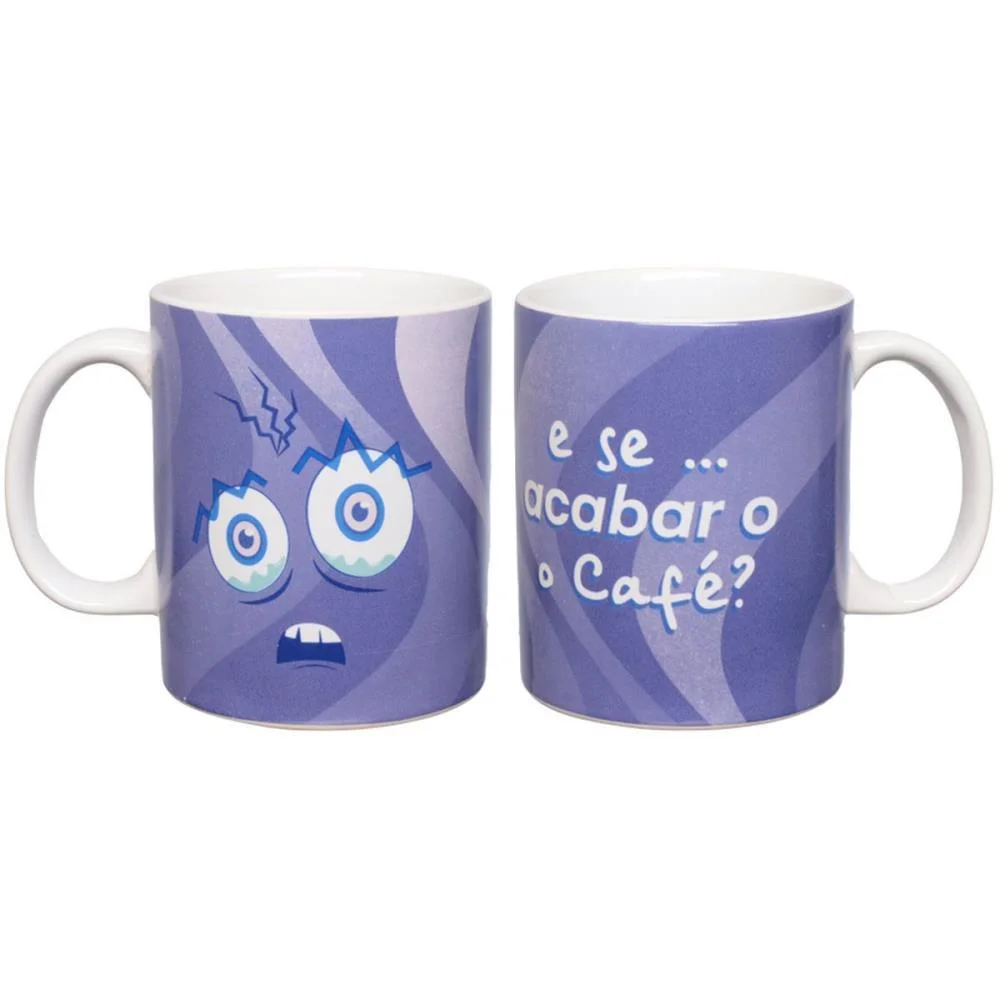 Caneca Decorada Humor Medo 330Ml Western