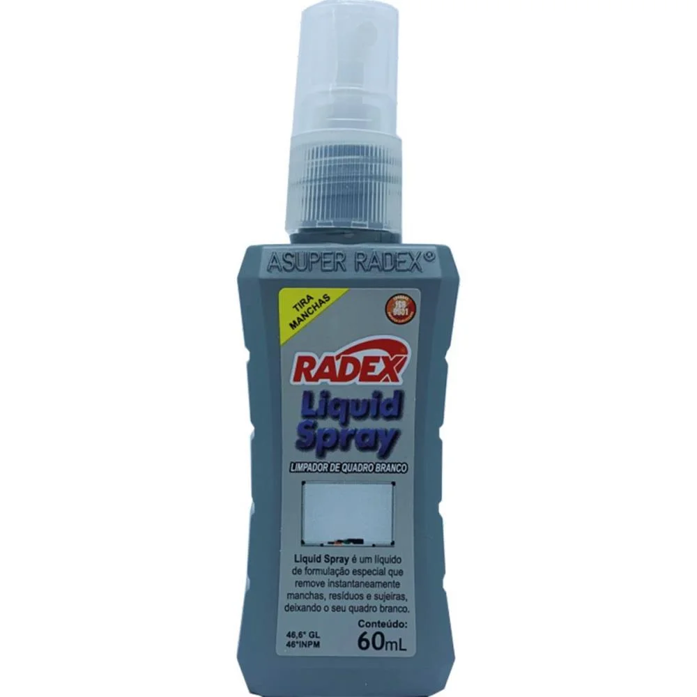 Produto Para Limpeza Quadro Branco 60Ml. Radex