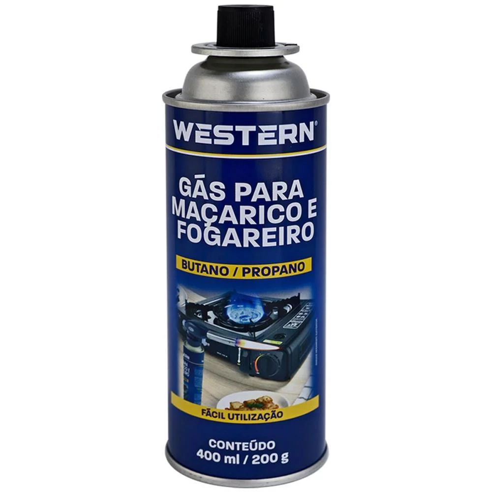Utensilio Domestico Gas Macarico E Fogareiro 400Ml Western