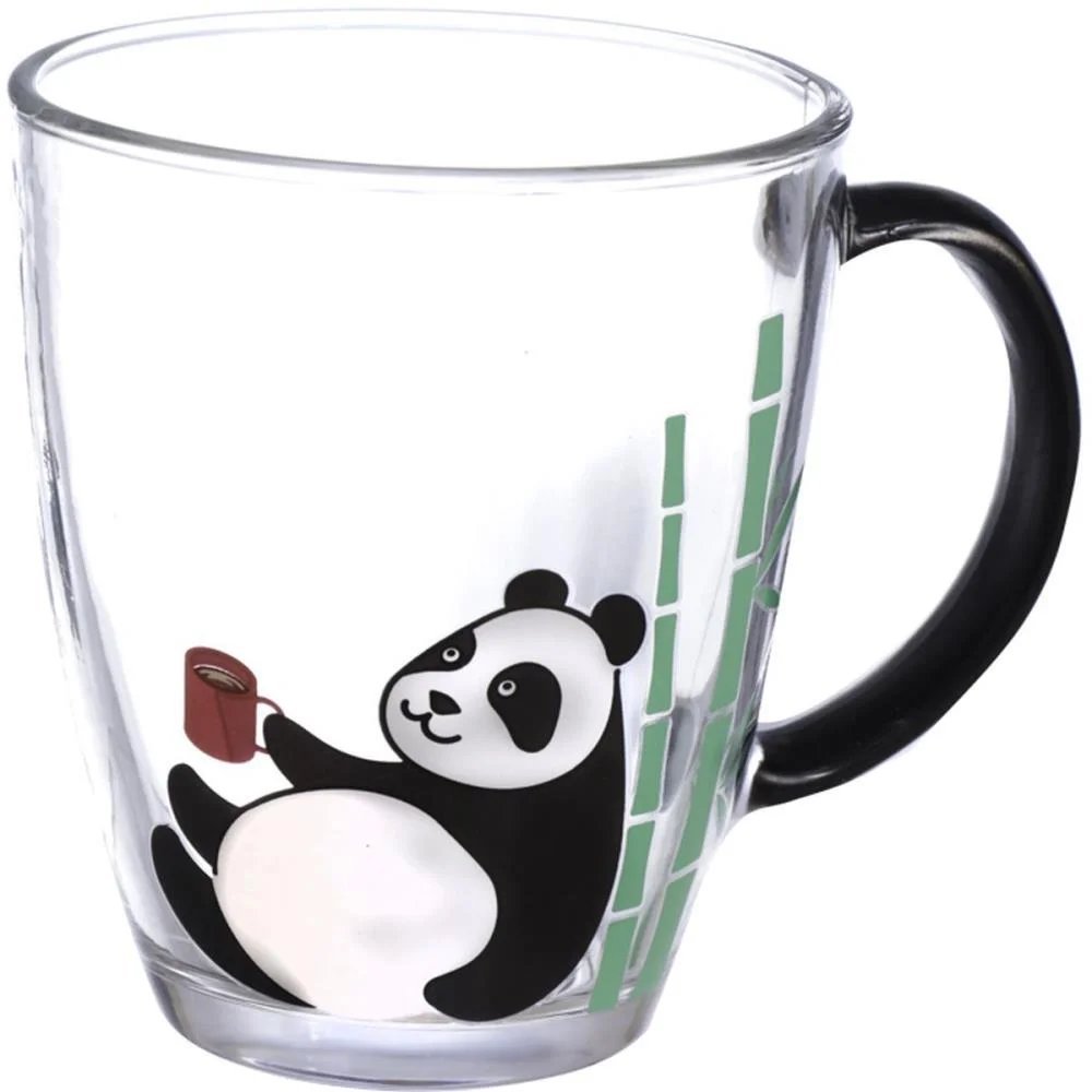 Copo De Vidro Caneca Panda 365Ml Western