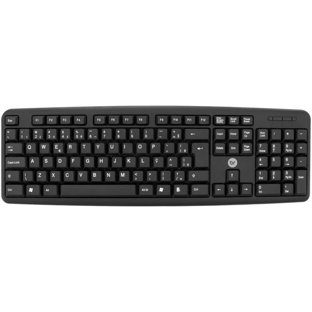 Teclado Usb Basico Preto Bright (Unidade)