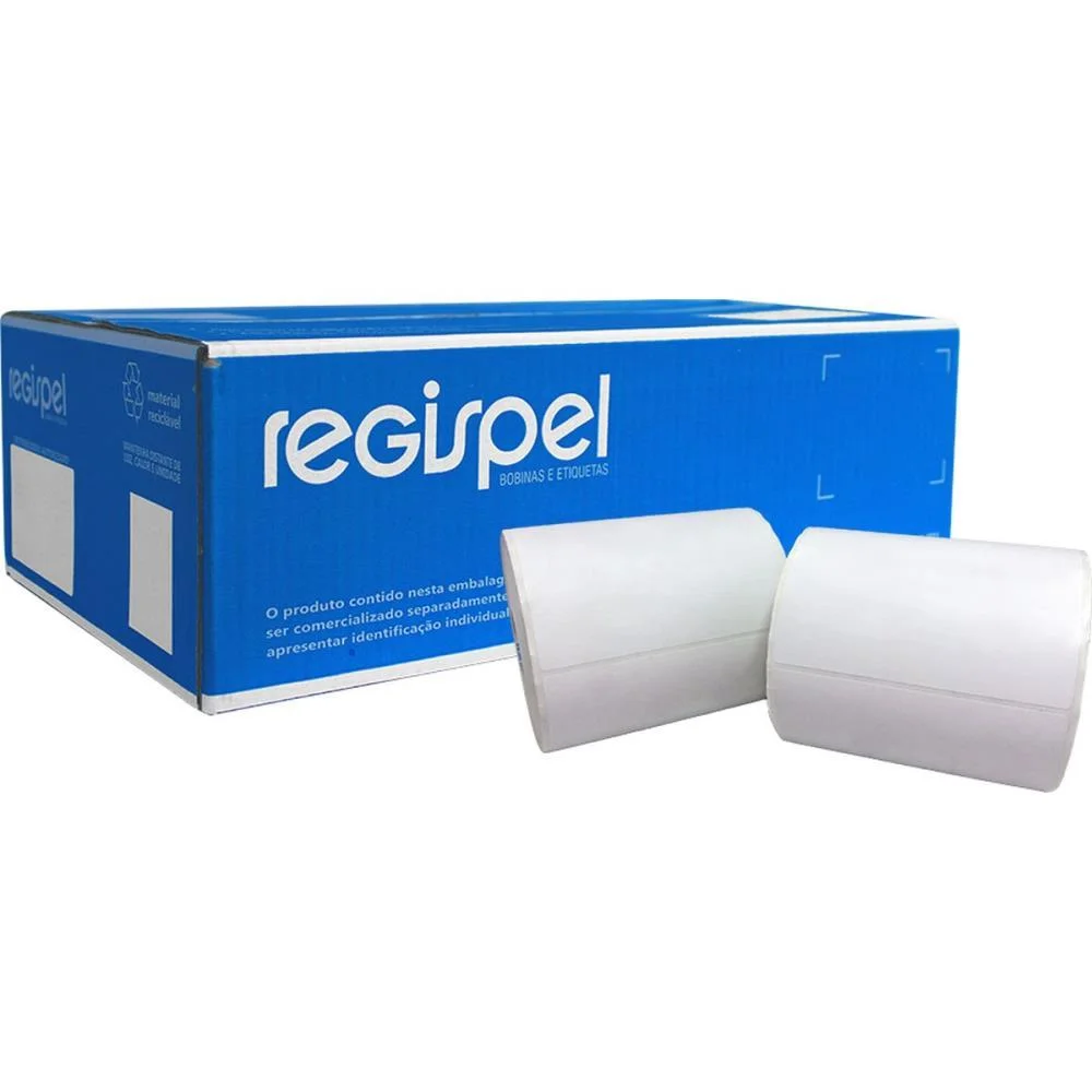 Etiqueta Adesiva 100X150Mm 31M Impressao Couche Regispel (Unidade)