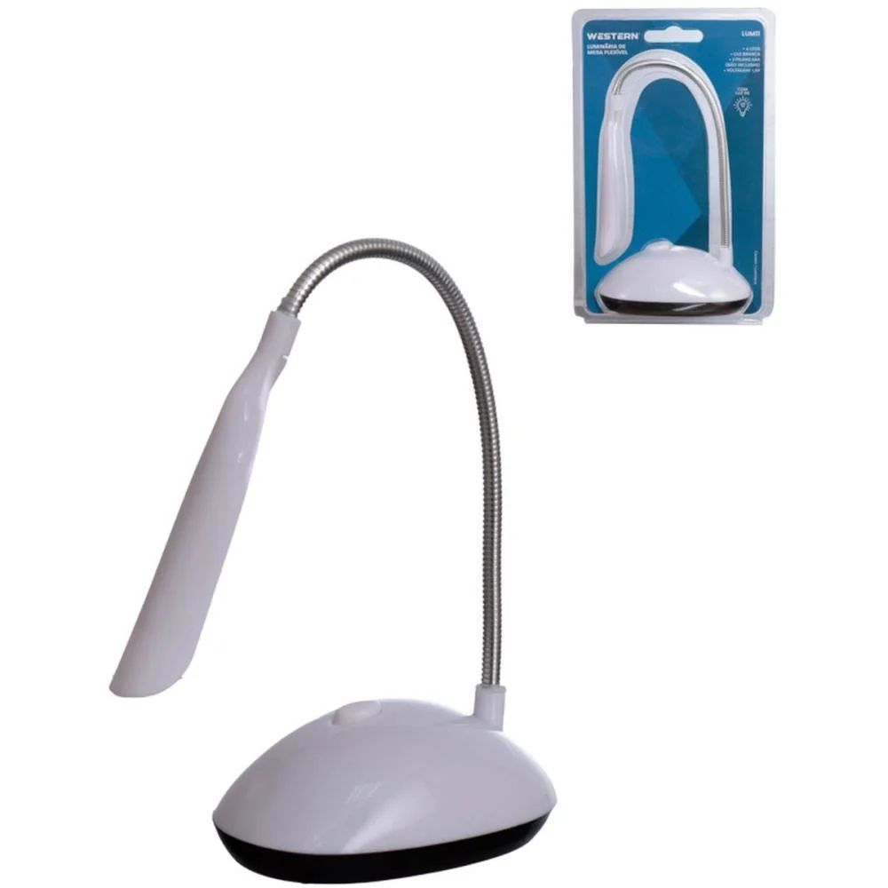 Luminaria De Mesa Mini Led Dbv Pilha Western (Unidade)
