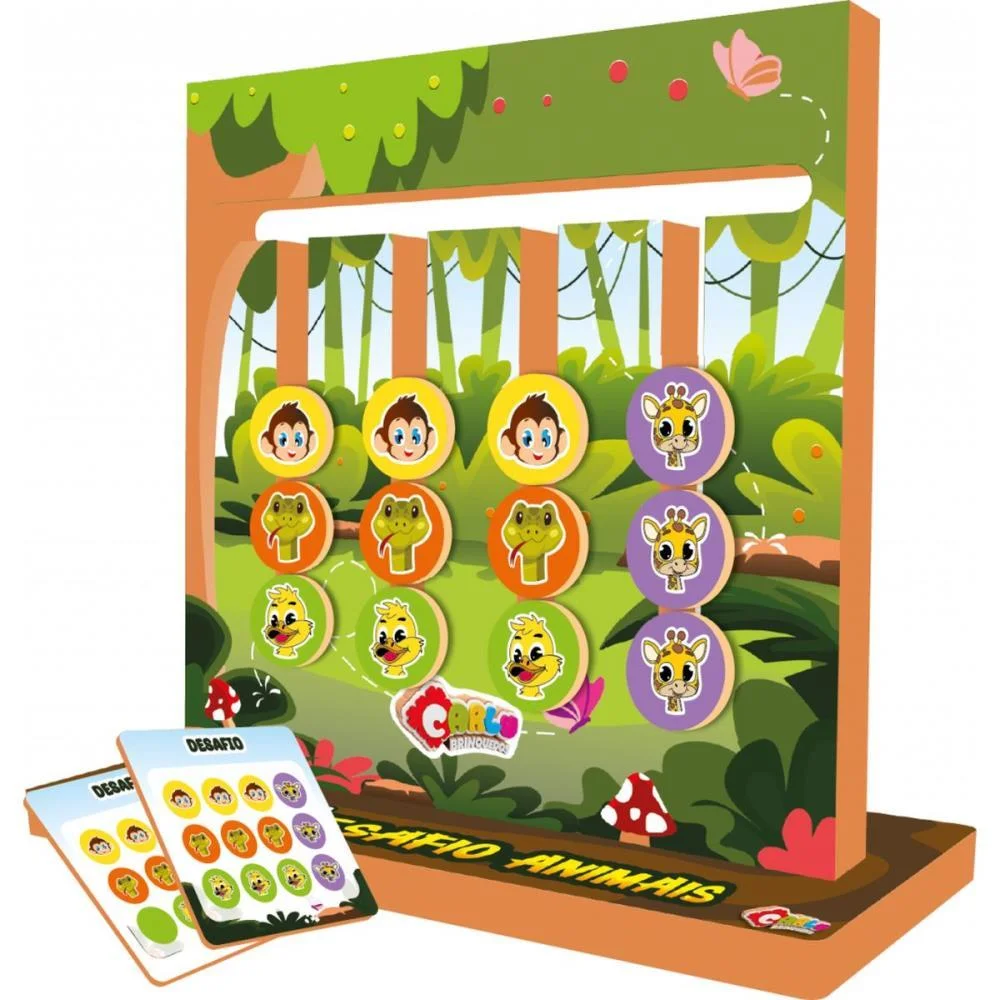 Jogo Educativo Desafio Animais Carlu (Unidade)
