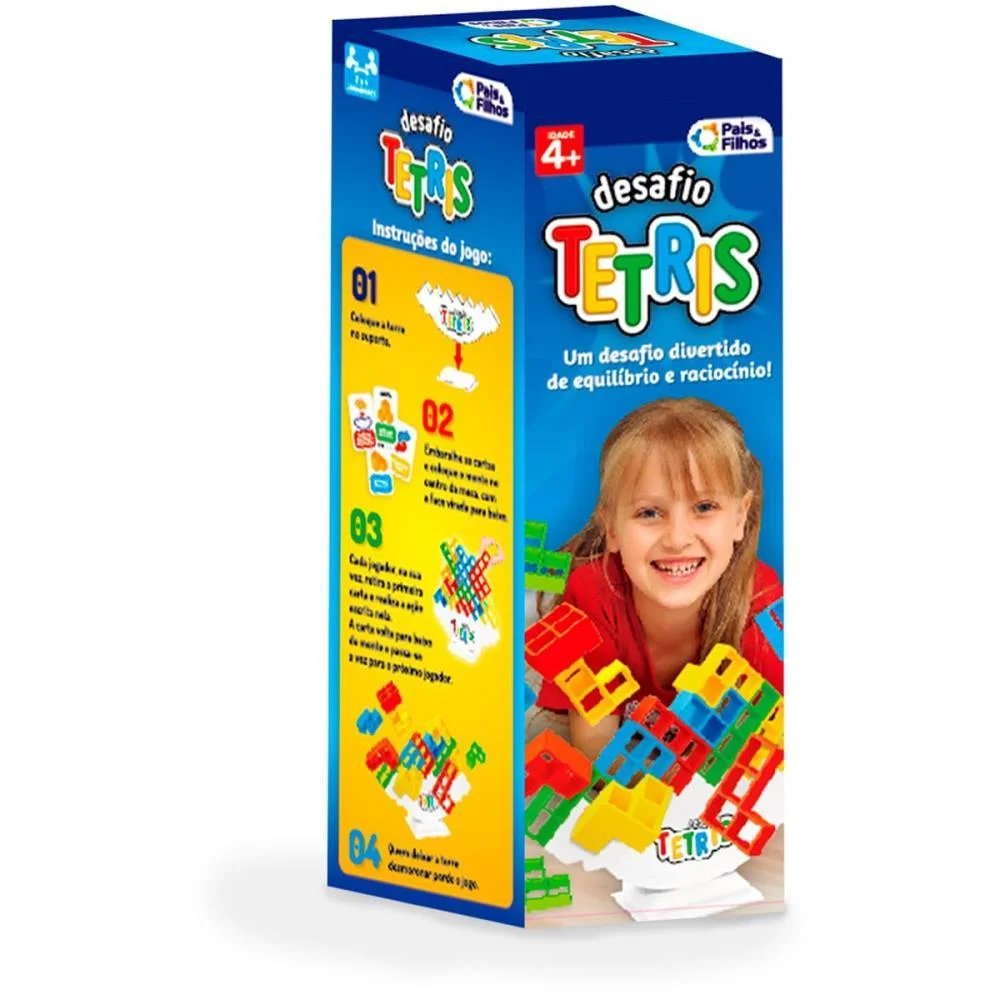 Jogo Diverso Desafio Tetris Pais E Filhos (Unidade)