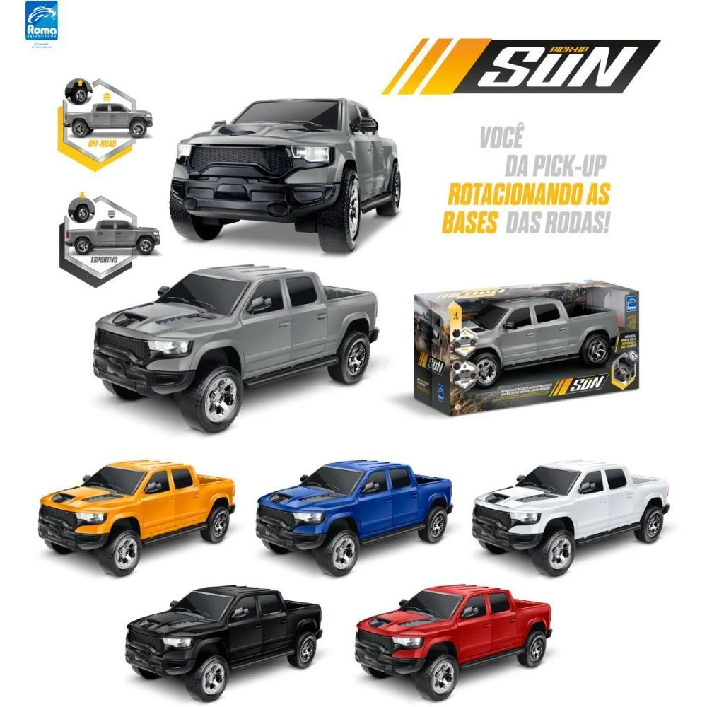 Carrinho Pick-Up Sun (S) Roma (Unidade)