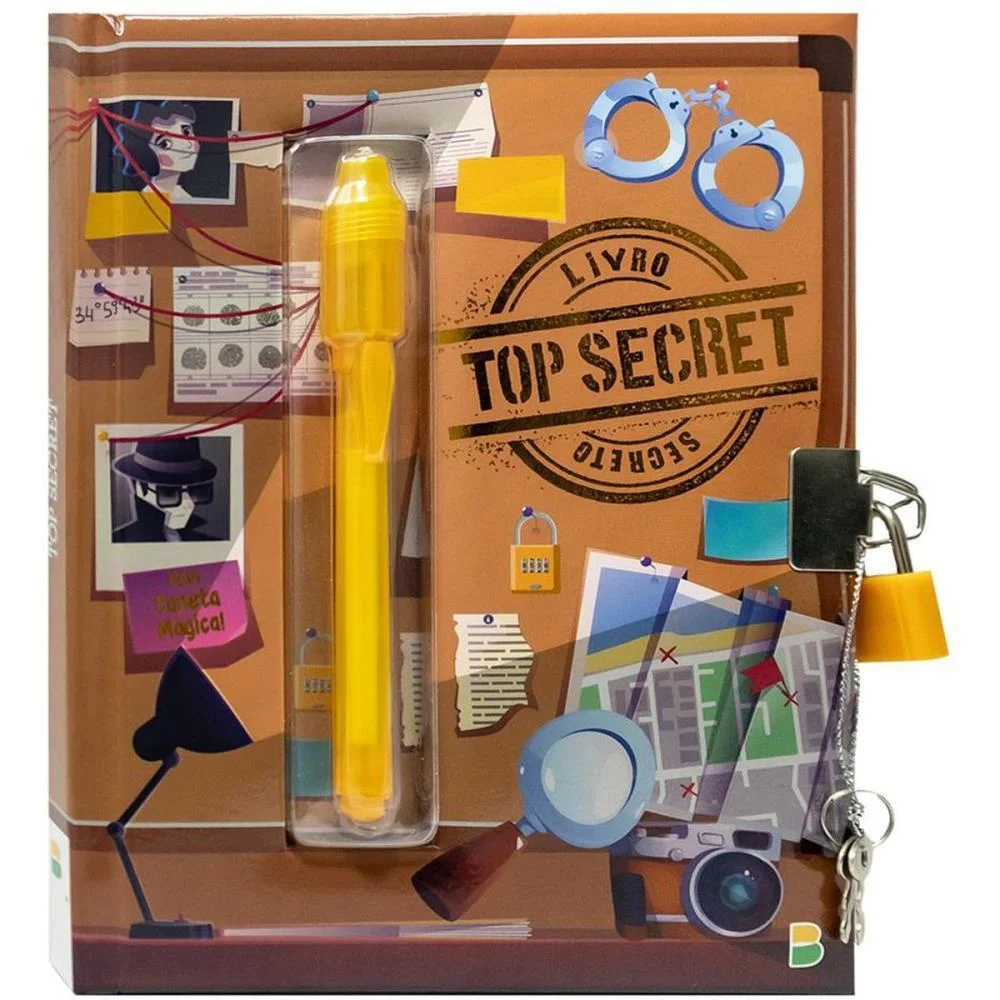 Diario Top Secret C/Cadeado Gr Todolivro (Unidade)