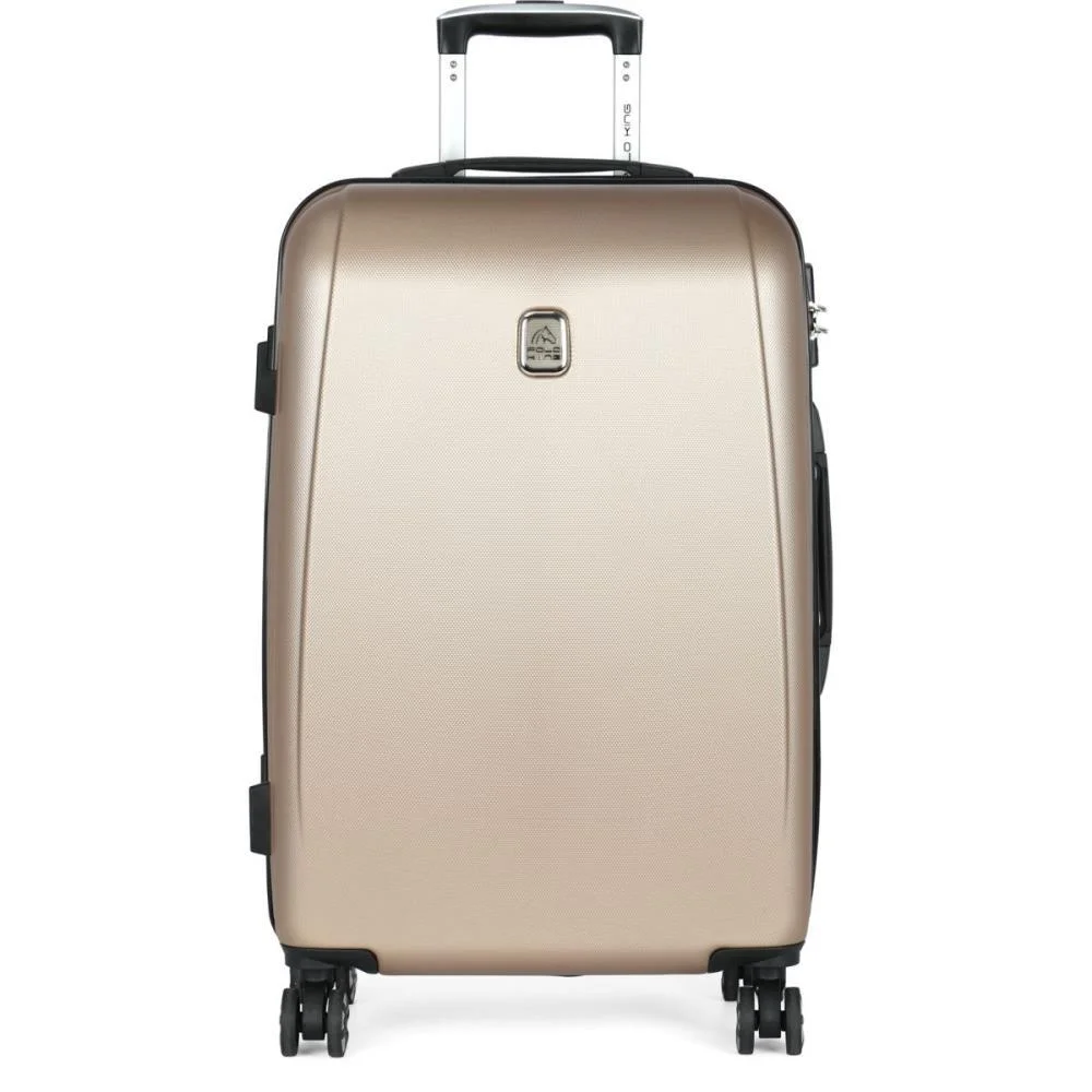 Mala De Viagem Bordo Abs 360 Geneva Champanhe Luxcel (Unidade)