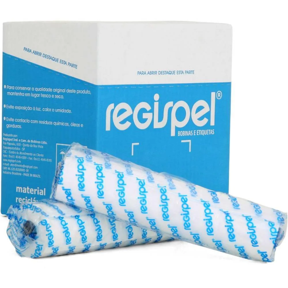 Bobina Fax 216 Mm X 30 M 1 Linha Regispel (Cx.c/20)