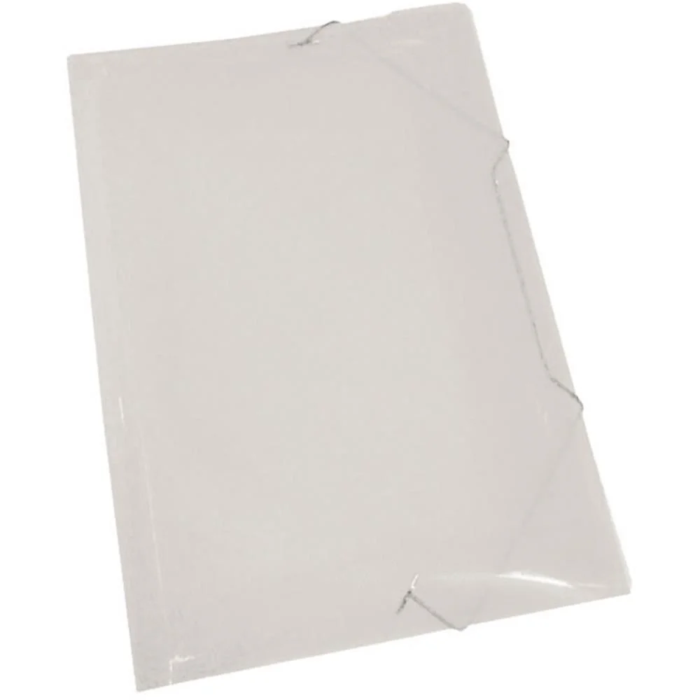 Pasta Aba Elastica Plastica Oficio Cristal V.m.p. (Pct.c/10)