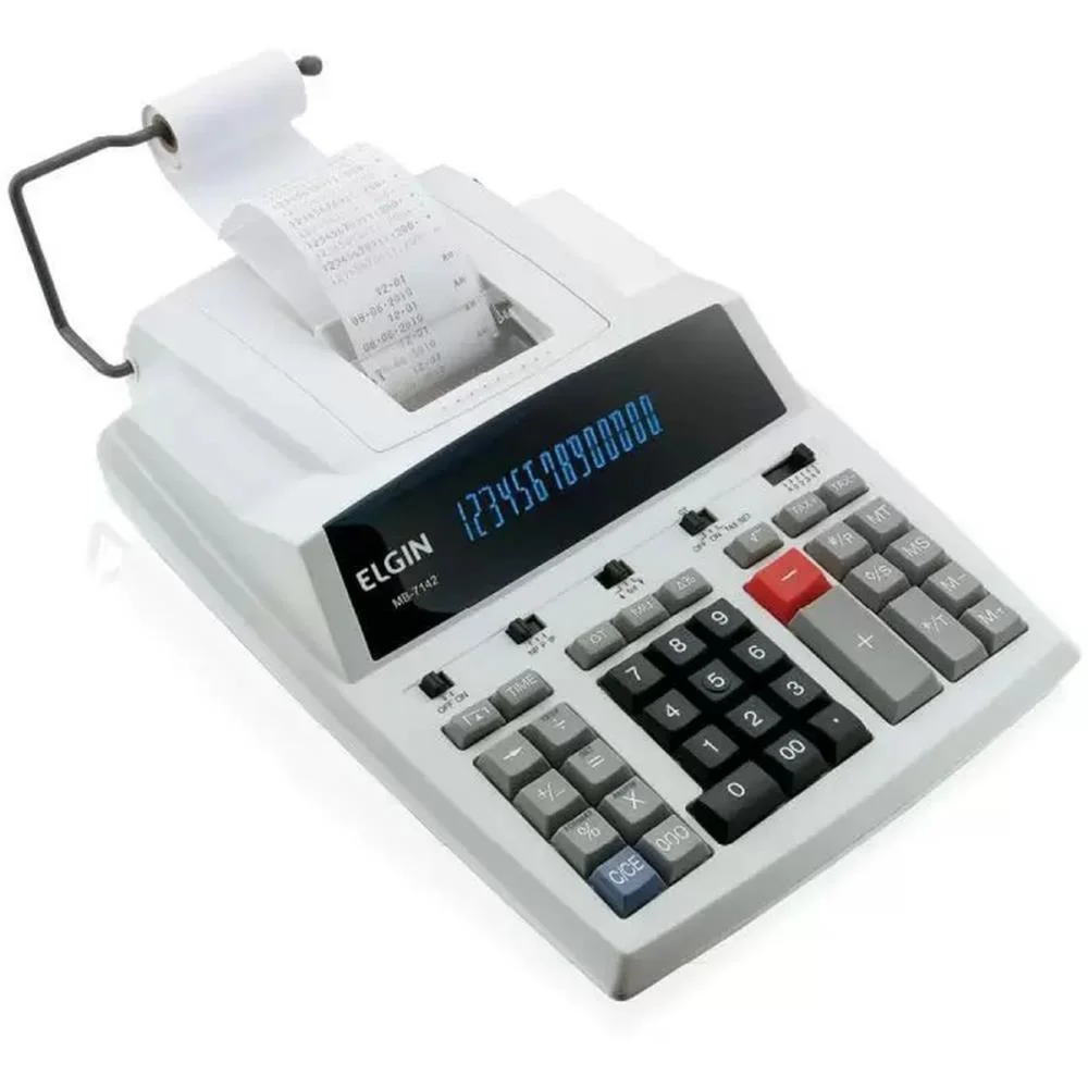 Calculadora De Impressao 14 Dig. Mb7142 Rel/Calen/Bivol Elgin (Unidade)