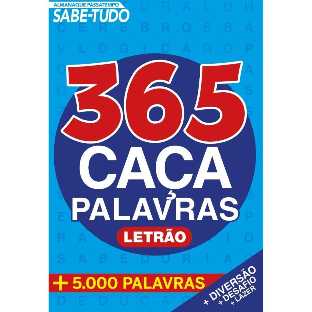 Livro De Atividades 365 Caca Palavras Passatempo Online Editora (Unidade)