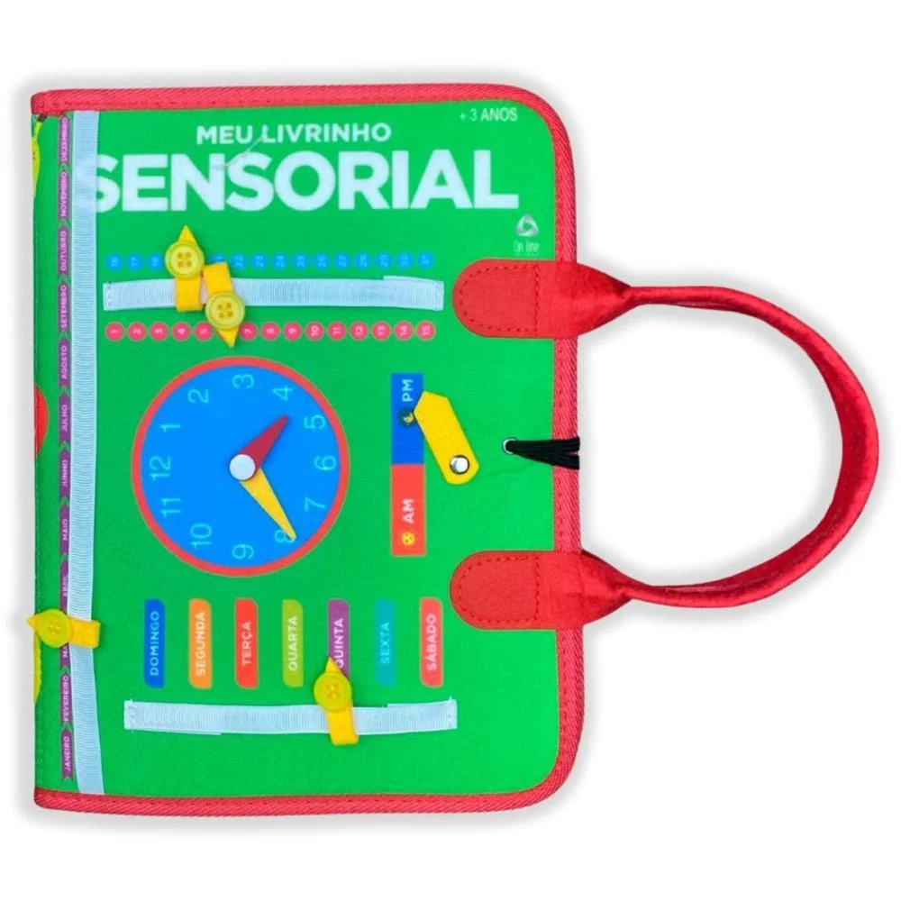 Livro Infantil Ilustrado Meu Livrinho Sensorial Ed 03 Online Editora (Unidade)