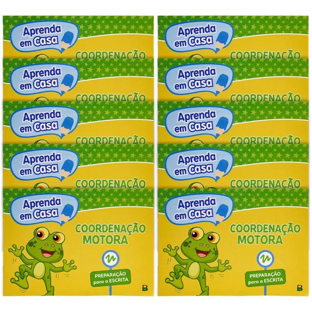 Livro Caligrafia Aprenda Em Casa Cood.motora 14 Todolivro (Pct.c/10)