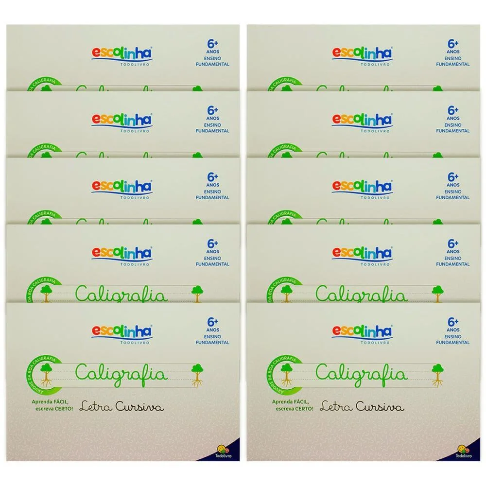 Livro Caligrafia Escolinha Sistema Uv Cursiv 32 Todolivro (Pct.c/05)