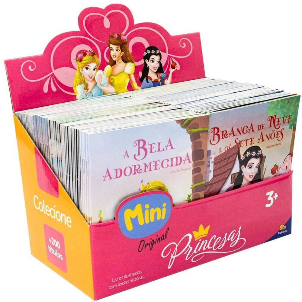 Livro Infantil Ilustrado Miniprincesas 8 Titulos Todolivro (Dp.c/100)
