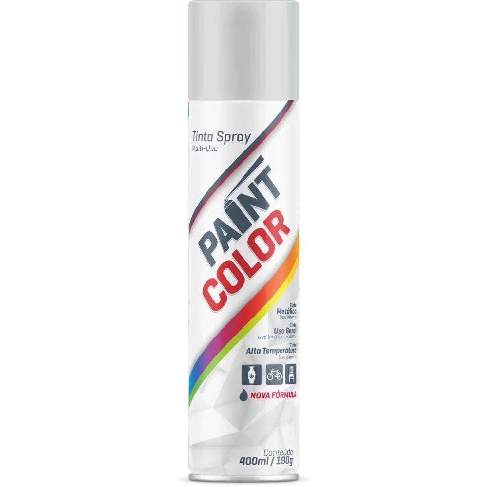 Tinta Spray Paintcolor 400Ml Branco Brilha Baston (Unidade)