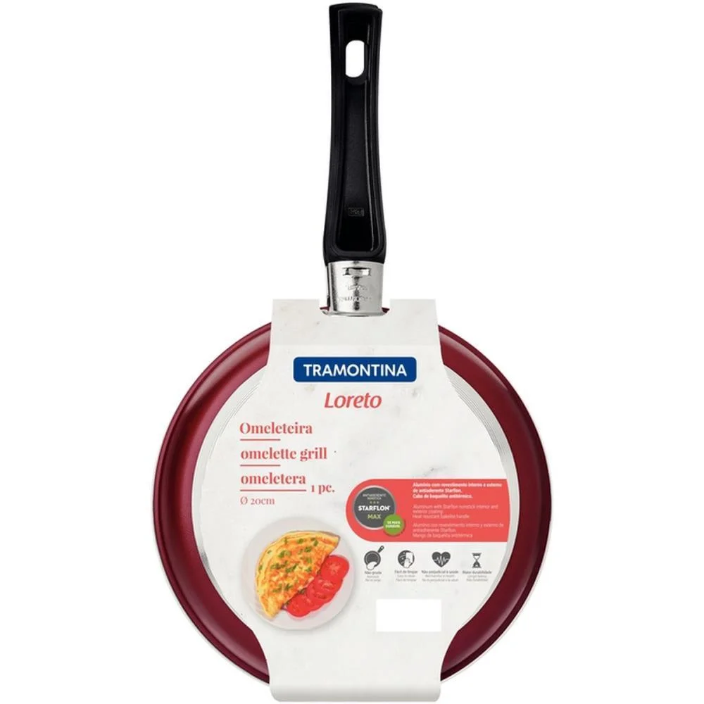 Panela Omeleteira Alum.antide.20Cm Vm Tramontina (Unidade)
