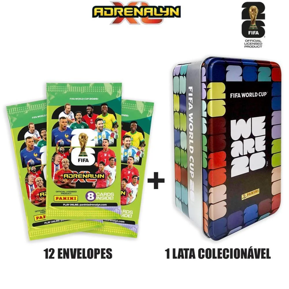 Copa Do Mundo Lata Fifa+12Env Card Adrenalyn Panini (Unidade)