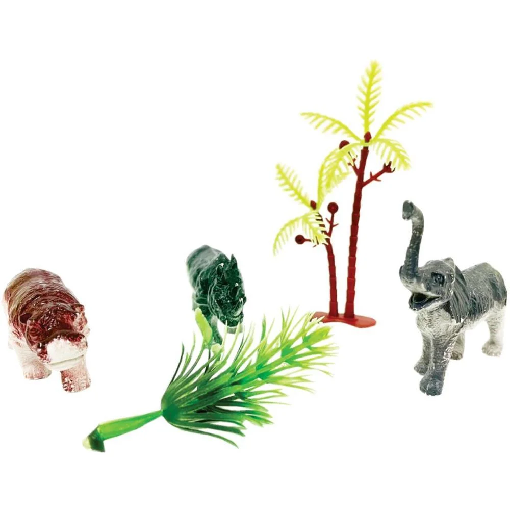 Miniatura Colecionavel Conjunto Animais 5Pcs (S) Toy Mix (Unidade)
