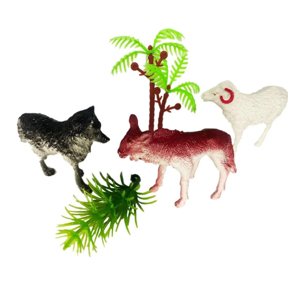 Miniatura Colecionavel Conjunto Animais 5Pcs (S) Toy Mix (Unidade)