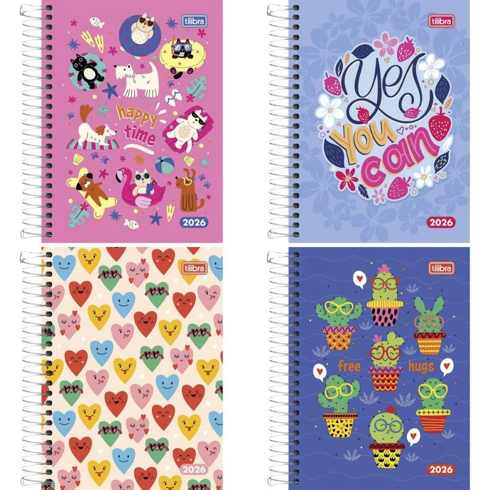 Agenda 2027 D+ Feminina Esp 176F 117X164Mm Tilibra (Pct.c/04)