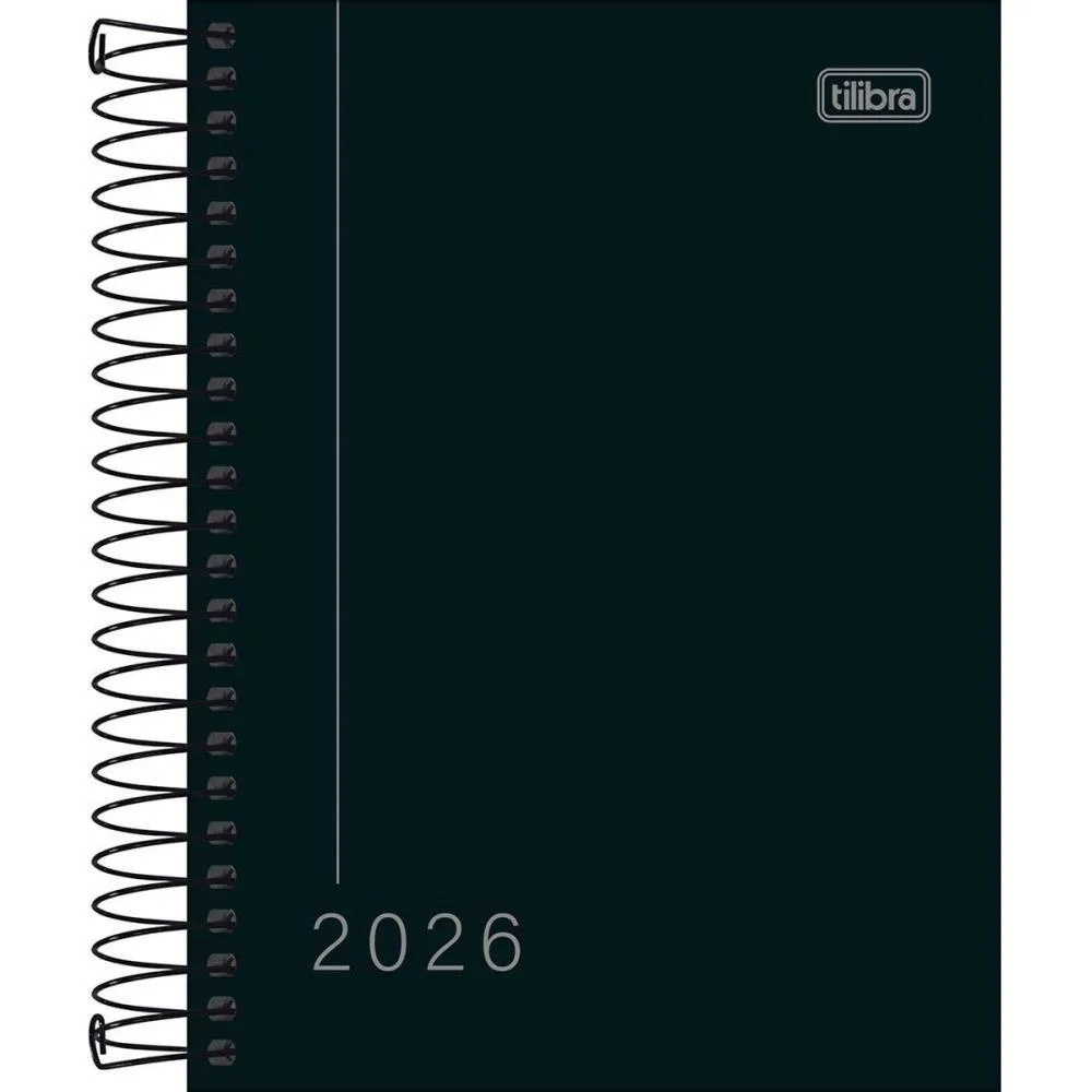 Agenda 2027 Pepper Esp Preta 160F 117X164 Tilibra (Pct.c/04)