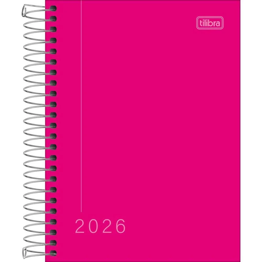 Agenda 2027 Pepper Rosa Esp 160F 117X164 Tilibra (Pct.c/04)