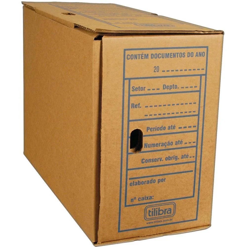 Arquivo Morto Papelao 40,5X18X29,2Cm 428G Jumbo Tilibra (Pct.c/25)