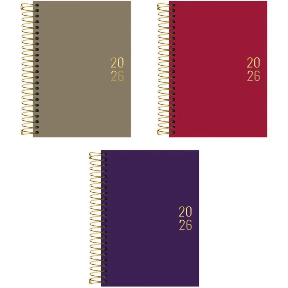 Agenda 2027 Napoli Cores Esp 176F 129X187 Tilibra (Pct.c/05)