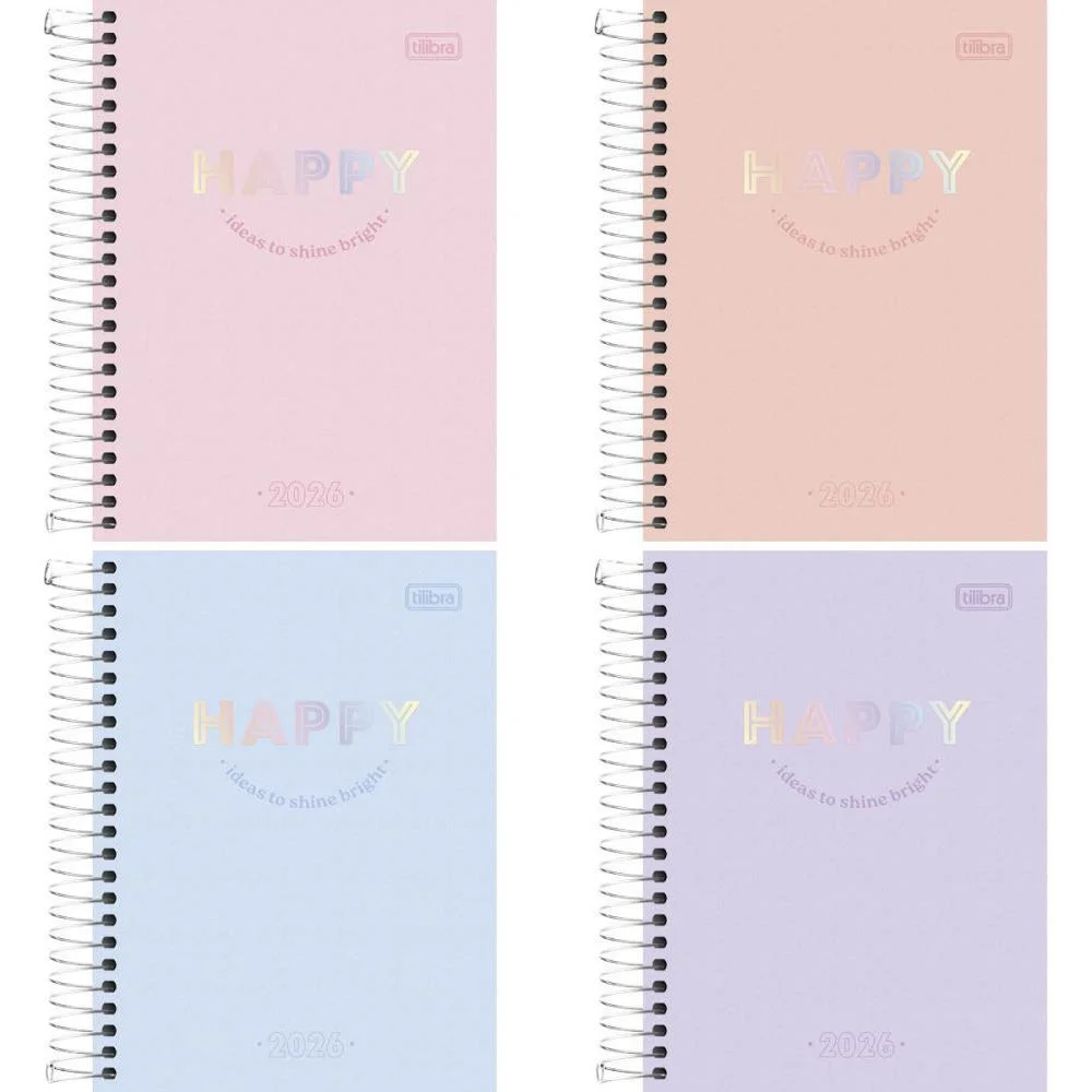 Agenda 2027 Happy Esp 176F 117X164Mm Tilibra (Pct.c/05)