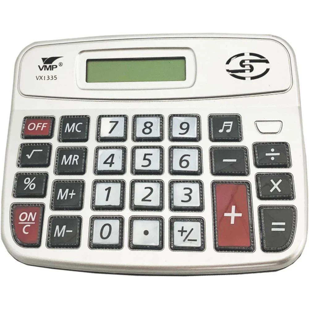 Calculadora De Mesa 8Dig. 15,4X12,5Cm Vx1335 Prata V.m.p. (Unidade)