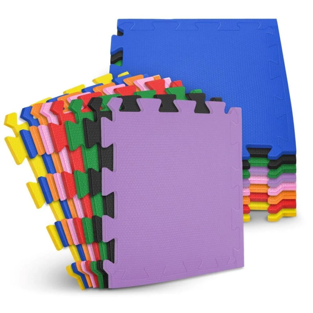 Tatame 16 Placas 50X50X1Cm. Sortido Evamax (Pacote)