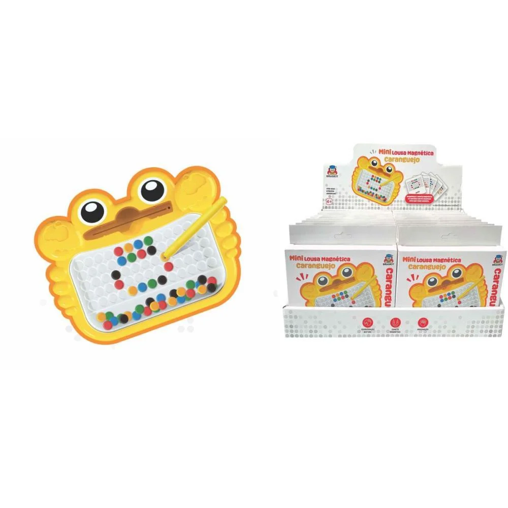 Lousa Infantil Caranguejo Magnetica Mini Braskit