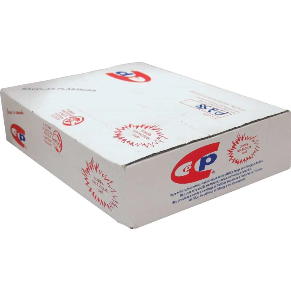 Sacola Plastica 50X60 C/1000 Unidades Central Plast (Caixa)