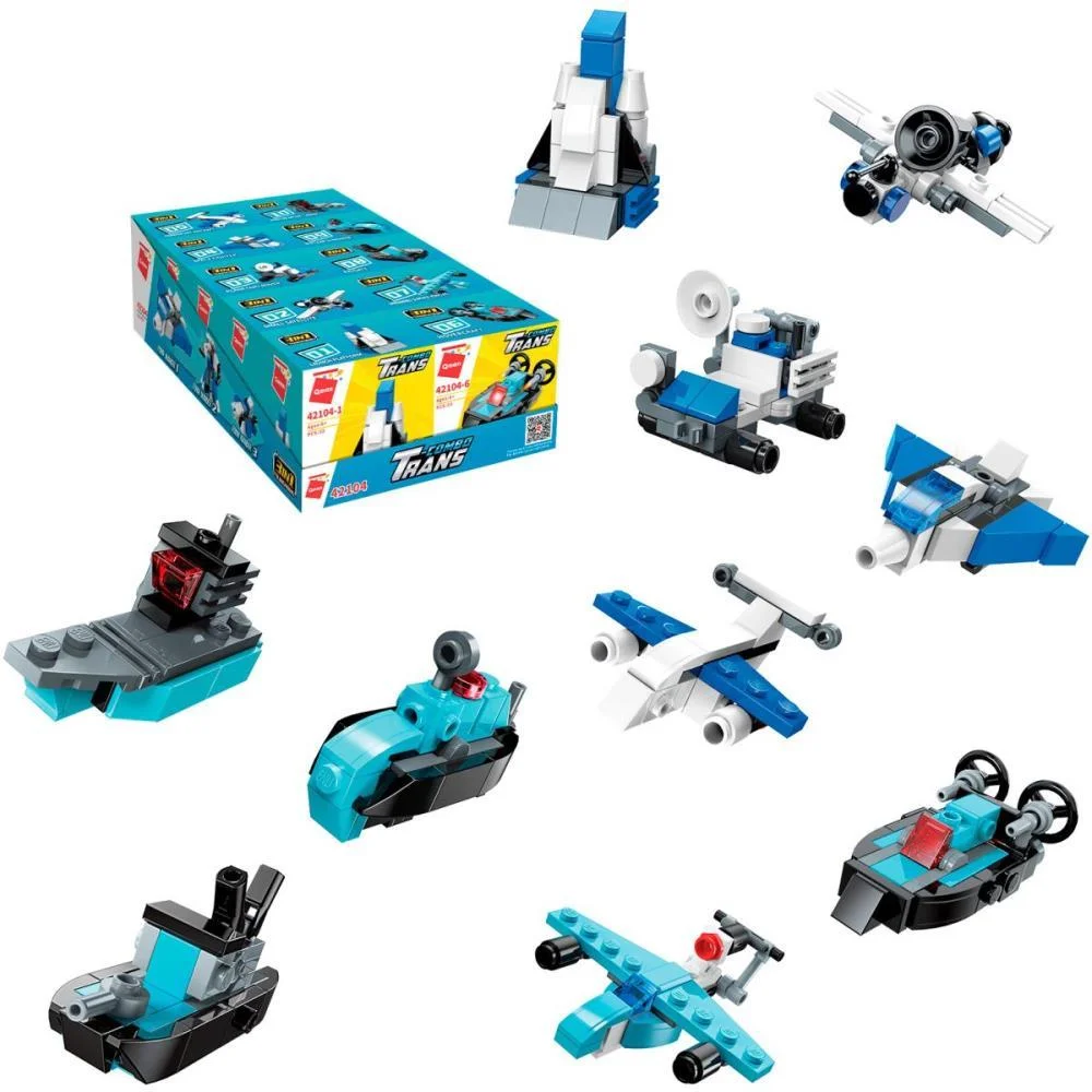 Brinquedo Para Montar Set Expedicao/Transporte 3Em(S Keepplay C/ 10 Unidades