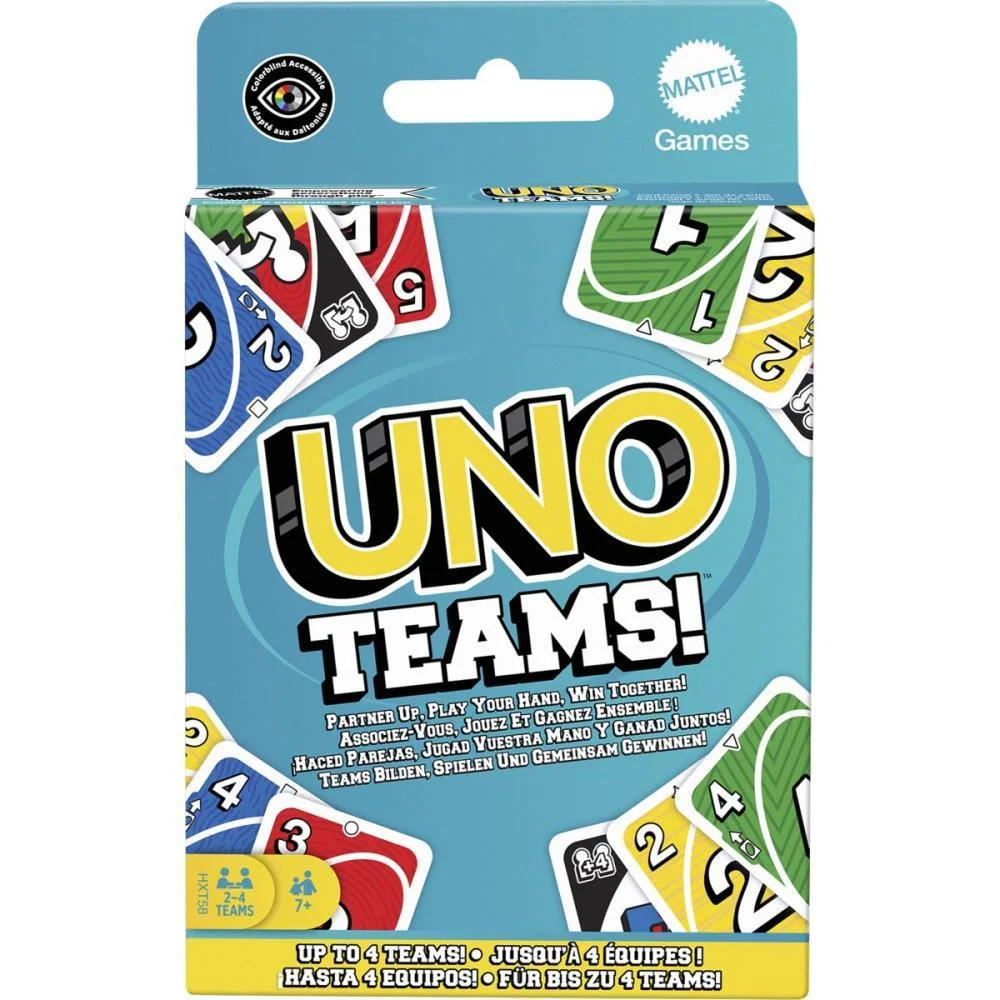 Jogo De Cartas Uno Teams Mattel