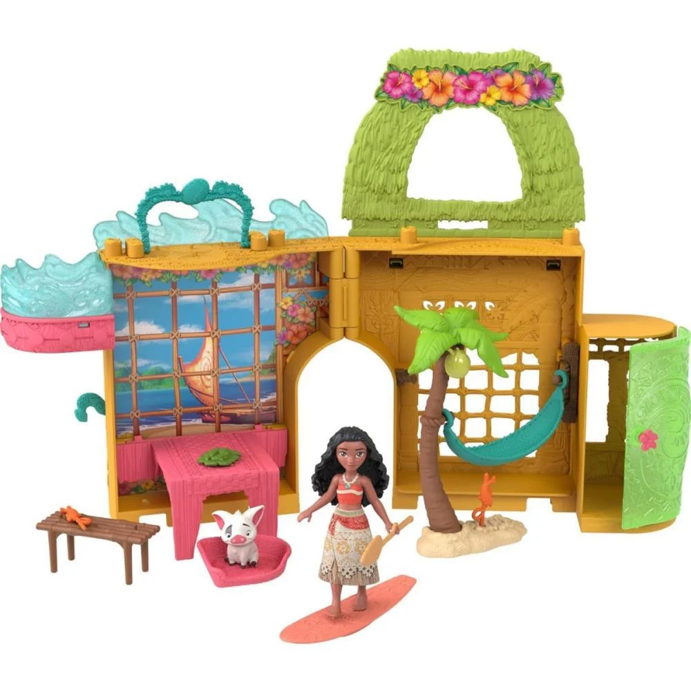 Boneca Disney Princesa Mini Castelo Da Moana Mattel