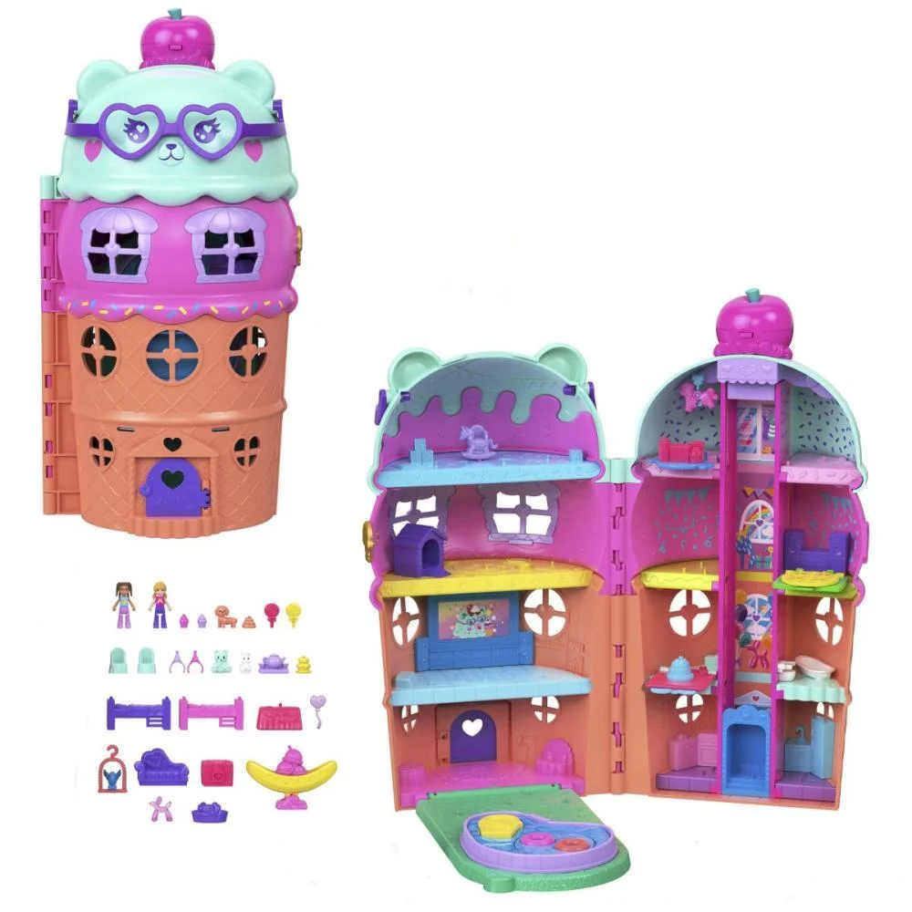 Polly Pocket Micro Conj. Casa De Sorvete Mattel